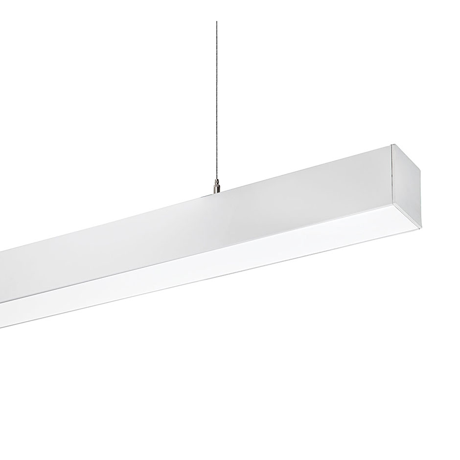 چراغ خط نوری LED روکار/آویز نقره ای 68 وات یخی اینفینیتی C مازی نور