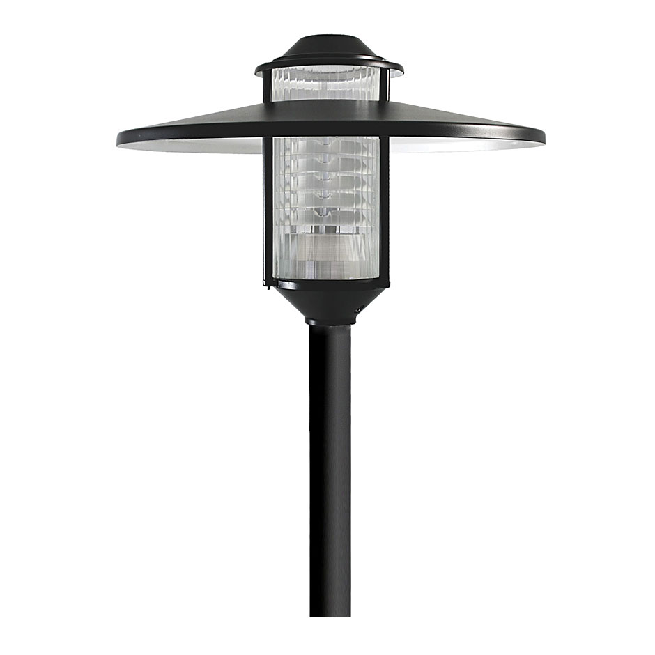 چراغ پارکی مشکی برای لامپ 125 وات بخار جیوه سری M6FLR فلورا مازی نور  