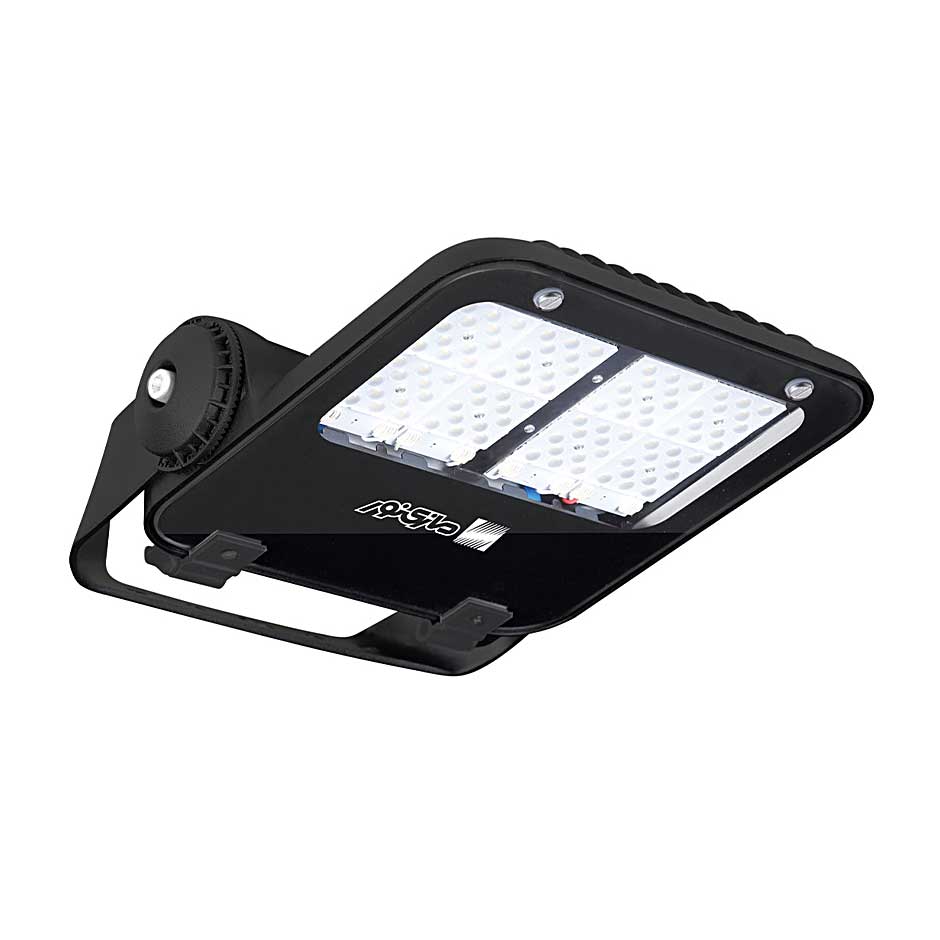 چراغ پروژکتوری LED مشکی 72 وات مهتابی اپتیلوکس S مازی نور