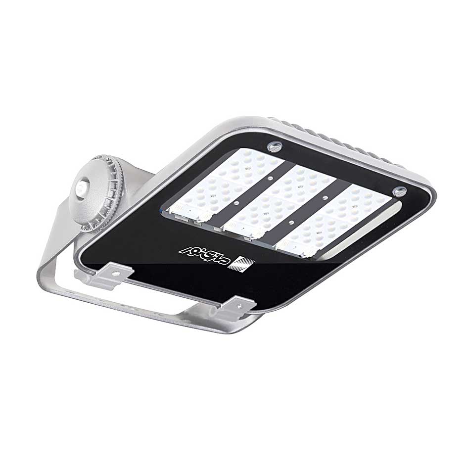 چراغ پروژکتوری LED شیری 54 وات مهتابی اپتیلوکس مازی نور