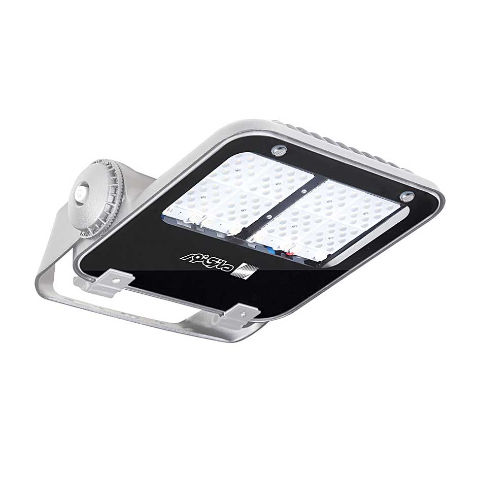 چراغ‌ LED پروژکتوری/ معابری شیری 72 وات آفتابی اپتیلوکس S مازی نور