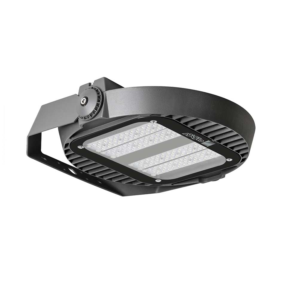 چراغ LED خیابانی طوسی 140 وات آفتابی ساترن مازی نور