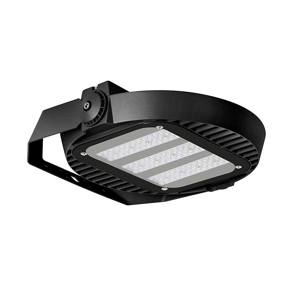 چراغ LED خیابانی مشکی 104 وات آفتابی ساترن مازی نور
