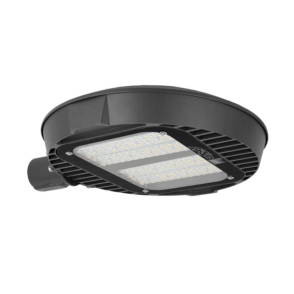 چراغ LED خیابانی طوسی104 وات آفتابی با قابلیت نصب افقی ساترن مازی نور