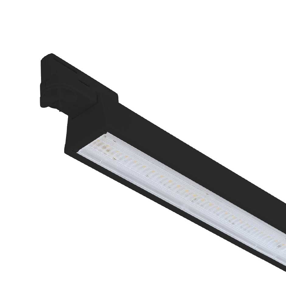 چراغ LED ریلی مشکی 47 وات یخی سه فاز به طول 120 سانتی متر و پخش نور N لومریا مازی نور