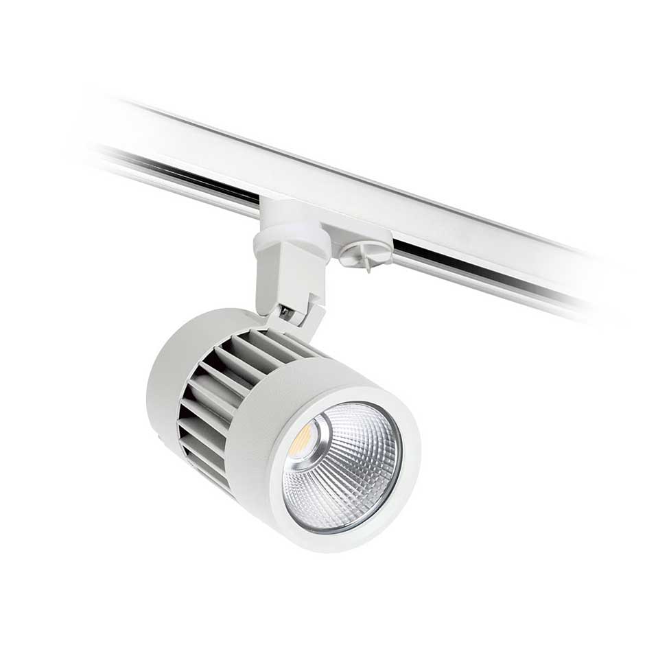 چراغ LED ریلی سفید 34 وات آفتابی تک فاز به قطر 12.5 سانتی متر با ماژول ViVo و رفلکتور M نواترن مازی نور