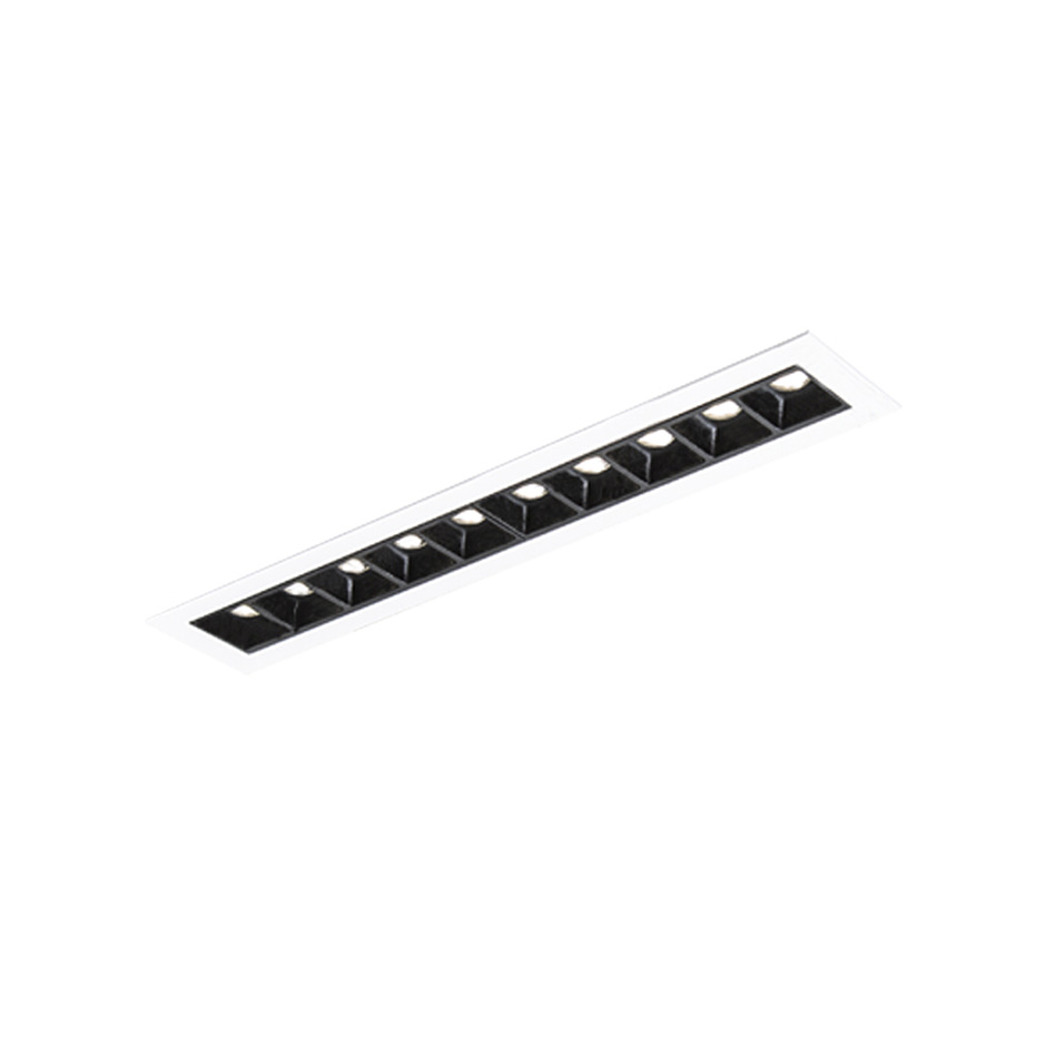 چراغ LED توکار 24 وات ثابت یخی با لنز M لومیلد مازی نور