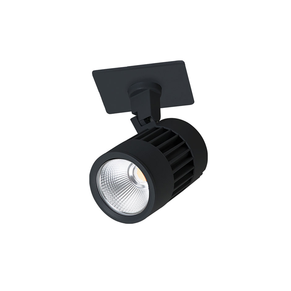 چراغ LED توکار مشکی 26 وات یخی با قطر 9 سانتی متر نواترن مازی نور