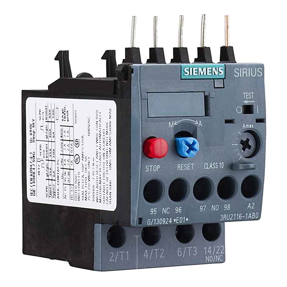 بیمتال 1/1 الی 1/6 آمپر سایز S00 زیمنس