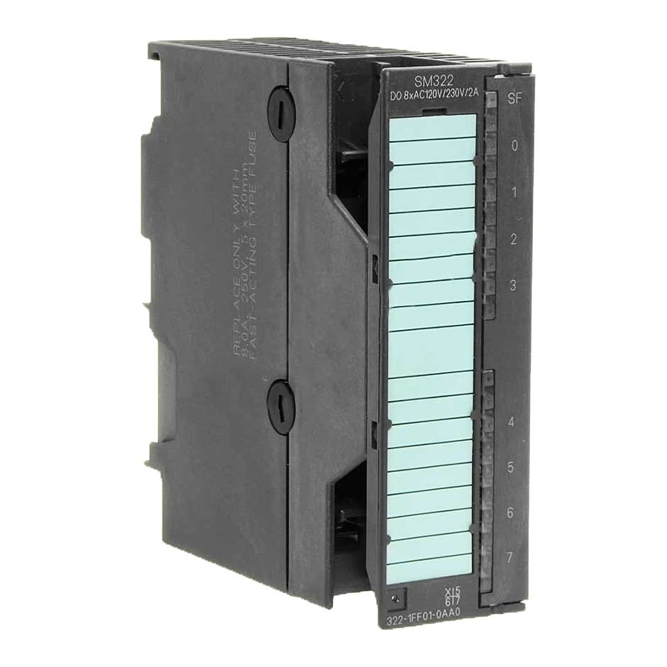کارت 8 خروجی دیجیتال تغذیه 120/230 ولت(AC) SM 322 S7 300 زیمنس