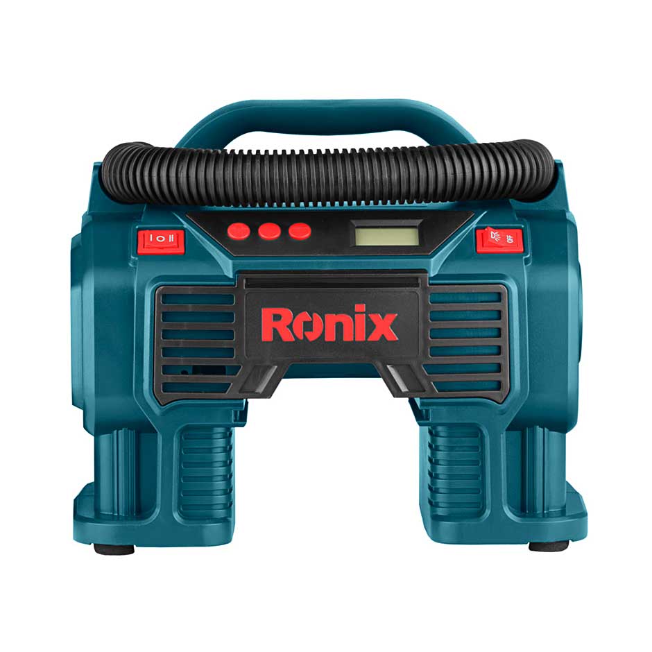 تصویر مینی کمپرسور سه کاره فندکی رونیکس با کیف مدل RH-4260B RONIX RH 4260B Mini Air Compressor