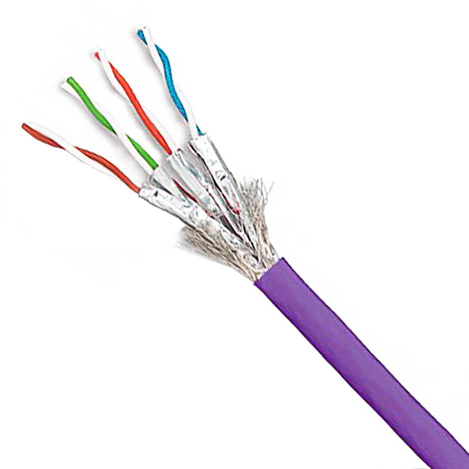 کابل شبکه CAT5-SFTP دو روکشه رویان  کابل شبکه CAT5-SFTP دو روکشه رویان