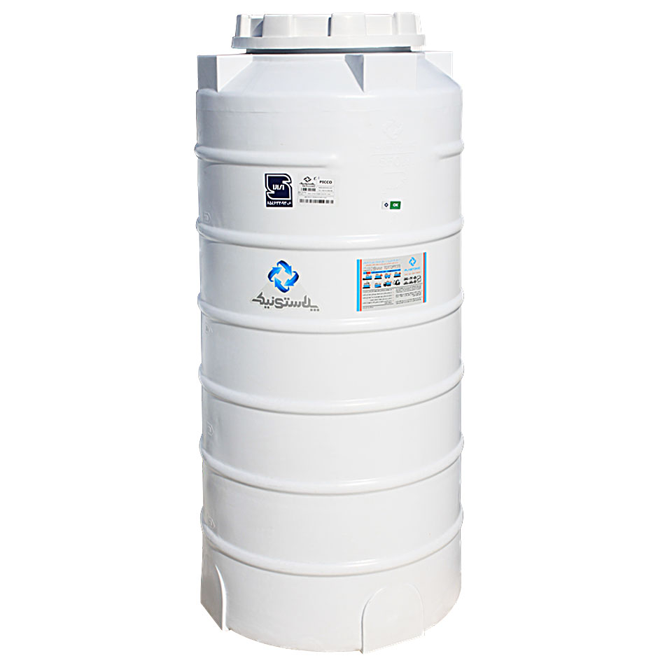 مخزن آب عمودی تک لایه پلی اتیلن بلند 550 لیتری پلاستونیک مدل 6127