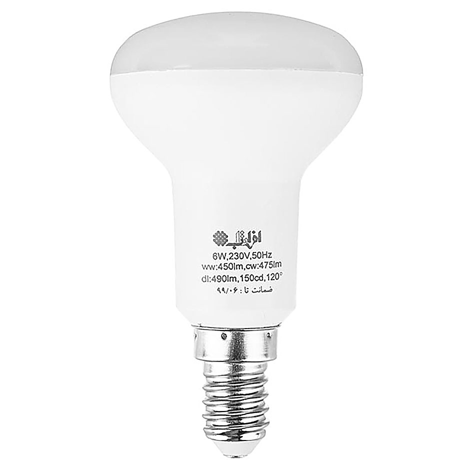 قیمت و خرید لامپ ال ای دی حبابی 6 وات جهت دار با پایه E14 افراتاب
