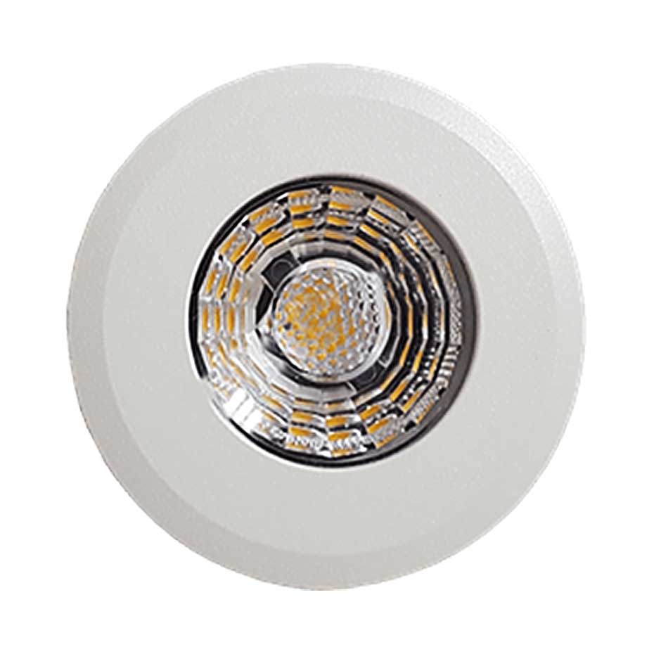 چراغ سقفی گرد لنزدار 3 وات COB آفتابی ای دی سی