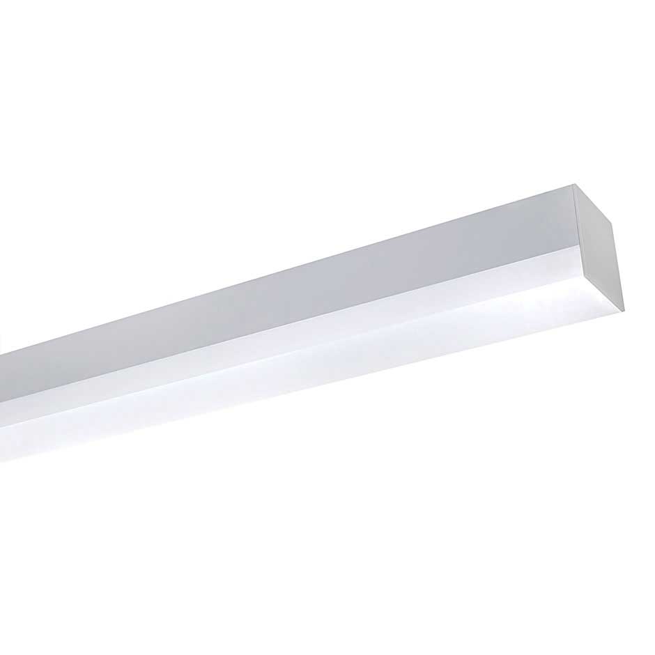 چراغ LED روکار/ آویز خطی سفید 46 وات یخی لومینا مازی نور