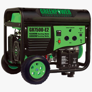 موتور برق بنزینی استارتی 6 کیلو وات گرین پاور مدل GR7500-E2