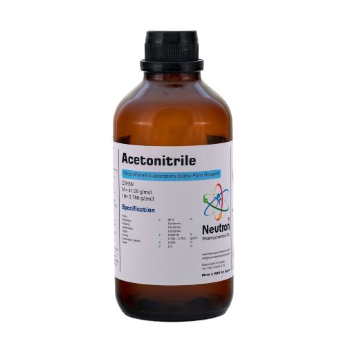 استونیتریل 99 درصد 2.5 لیتری بطری شیشه‌ای گرید DNA، شیمی دارویی نوترون