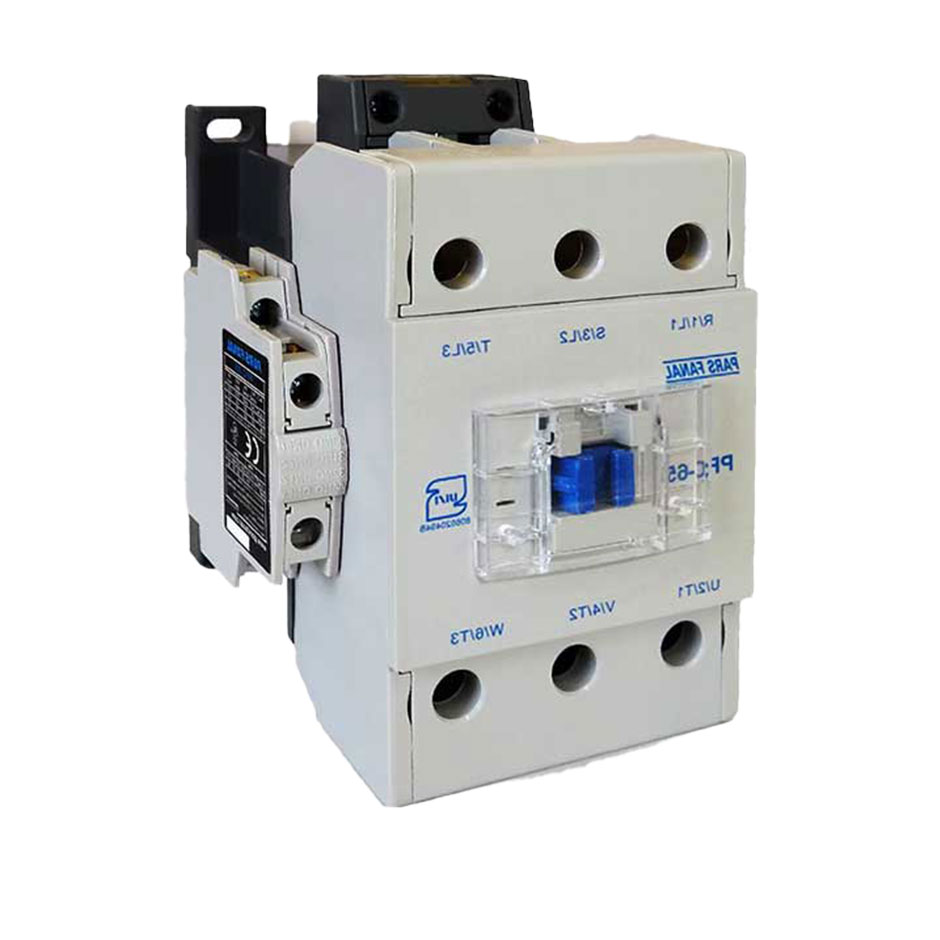 کنتاکتور 65 آمپر 30 کیلووات بوبین های خاص AC مدل PFC-65 پارس فانال