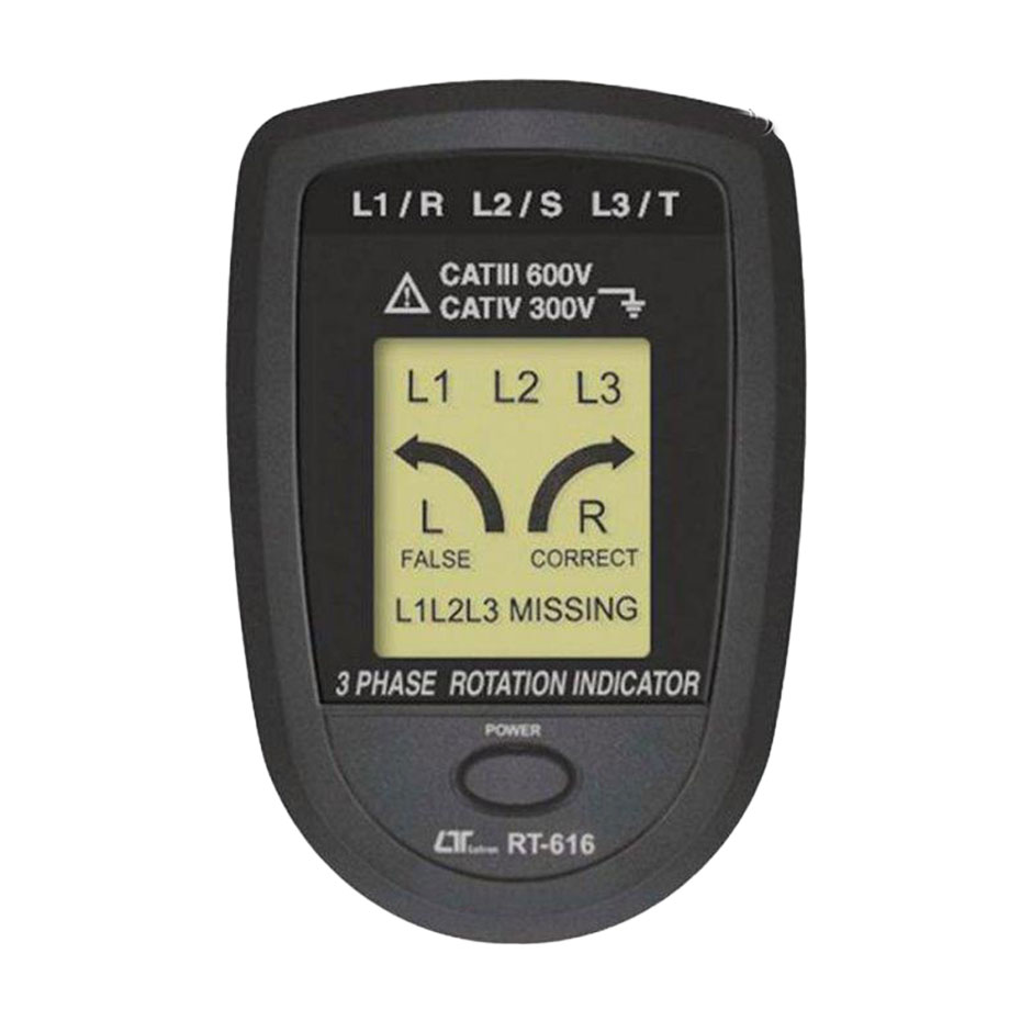 RST سنج (توالی سنج فاز) دیجیتال لوترون مدل RT-616