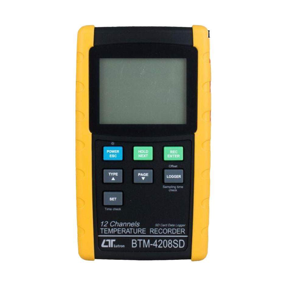 ترمومتر 12 کاناله لوترون مدل BTM-4208SD