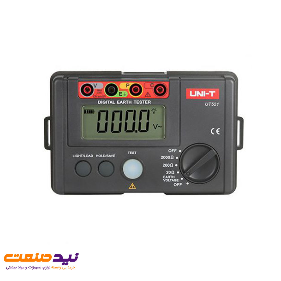 قیمت و خرید ارت سنج دیجیتال سه سیمه یونیتی مدل UNI-T UT521