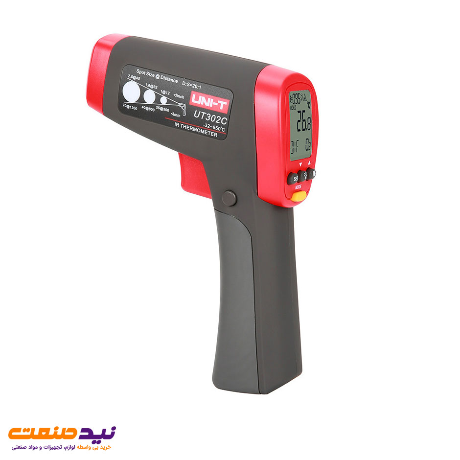 قیمت و خرید ترمومتر لیزری یونیتی مدل +UNI-T UT302C