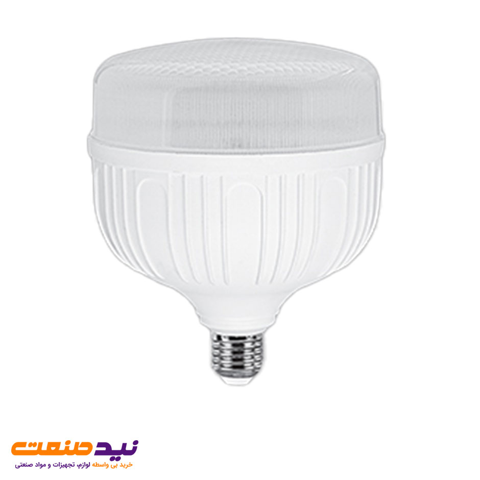 لامپ ال ای دی استوانه ای 50 وات شفاف با پایه E27 پارس شعاع توس