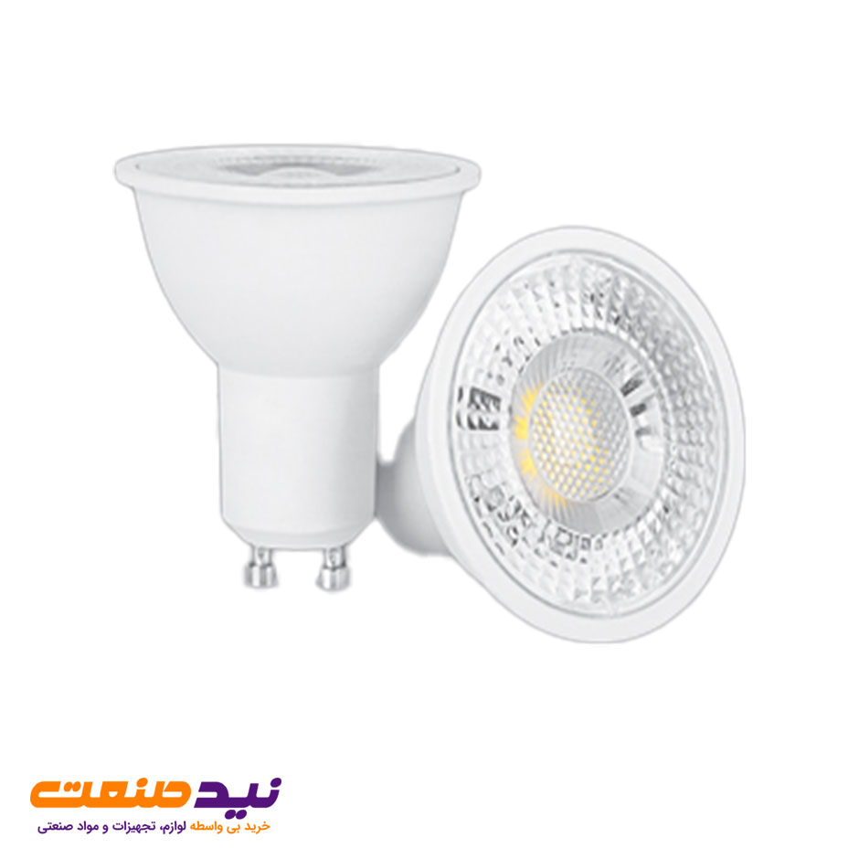 لامپ ال ای دی 6 وات با پایه GU10 پارس شعاع توس