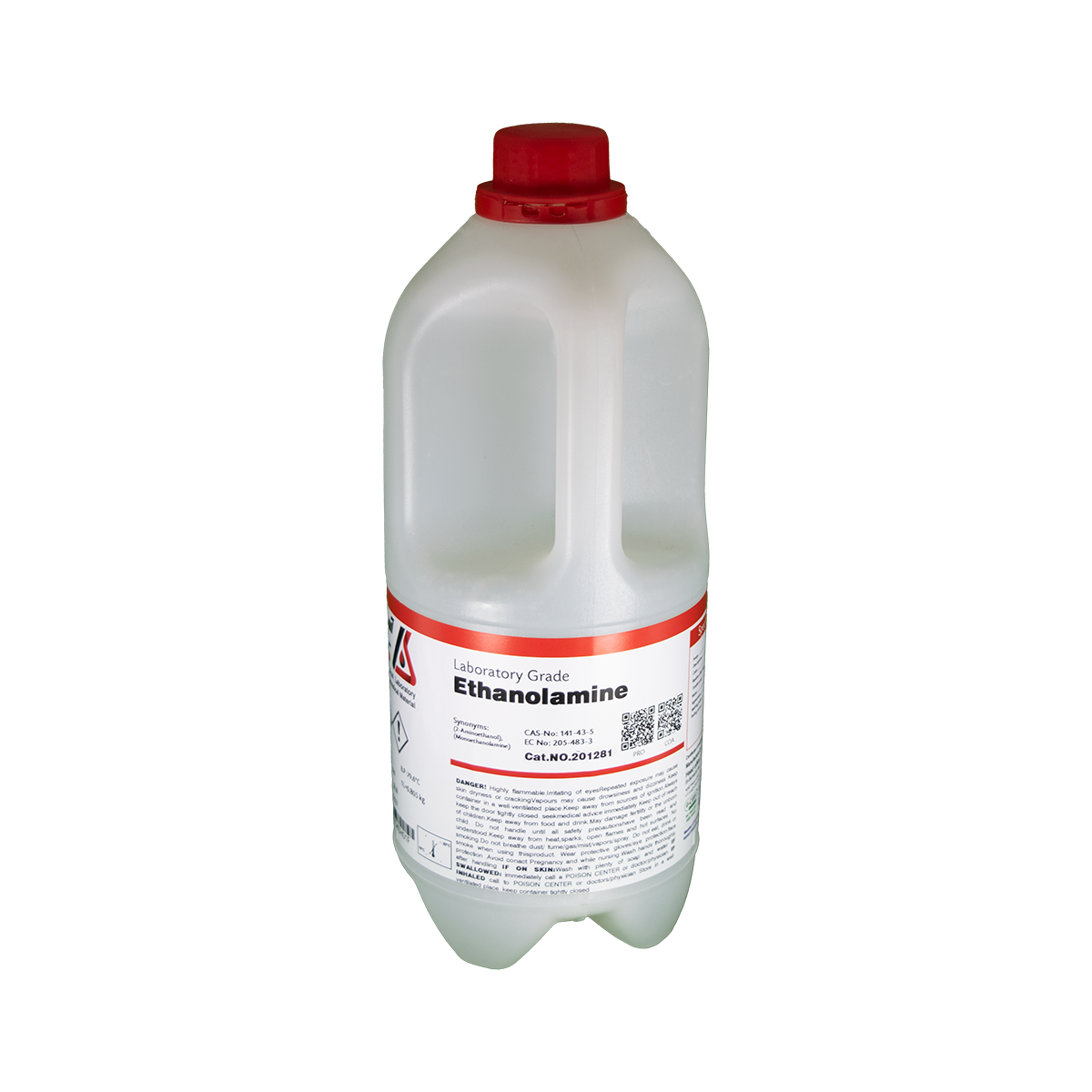 مونو اتانول آمین 2.5 لیتری بطری پلاستیکی گرید Labratory، آرمان سینا