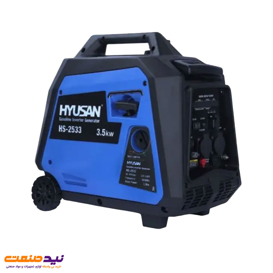 موتور برق بنزینی سایلنت 3.5 کیلووات هیوسان مدل HS-2533