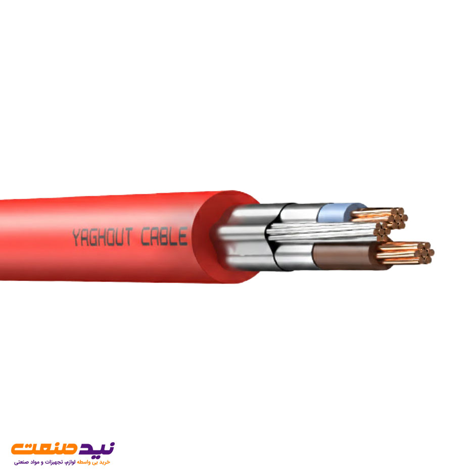 کابل ضد حریق نیمه افشان 2 در 4 بعلاوه 4 یاقوت