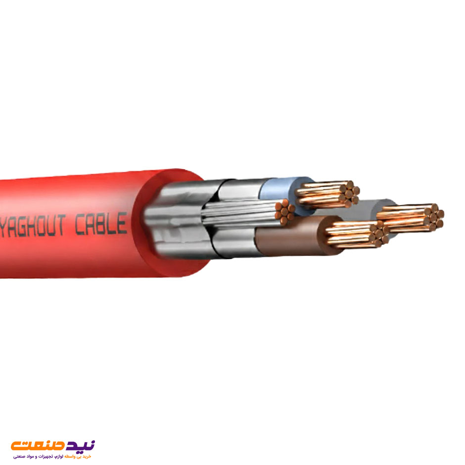 کابل ضد حریق نیمه افشان 3 در 4 بعلاوه 4 یاقوت
