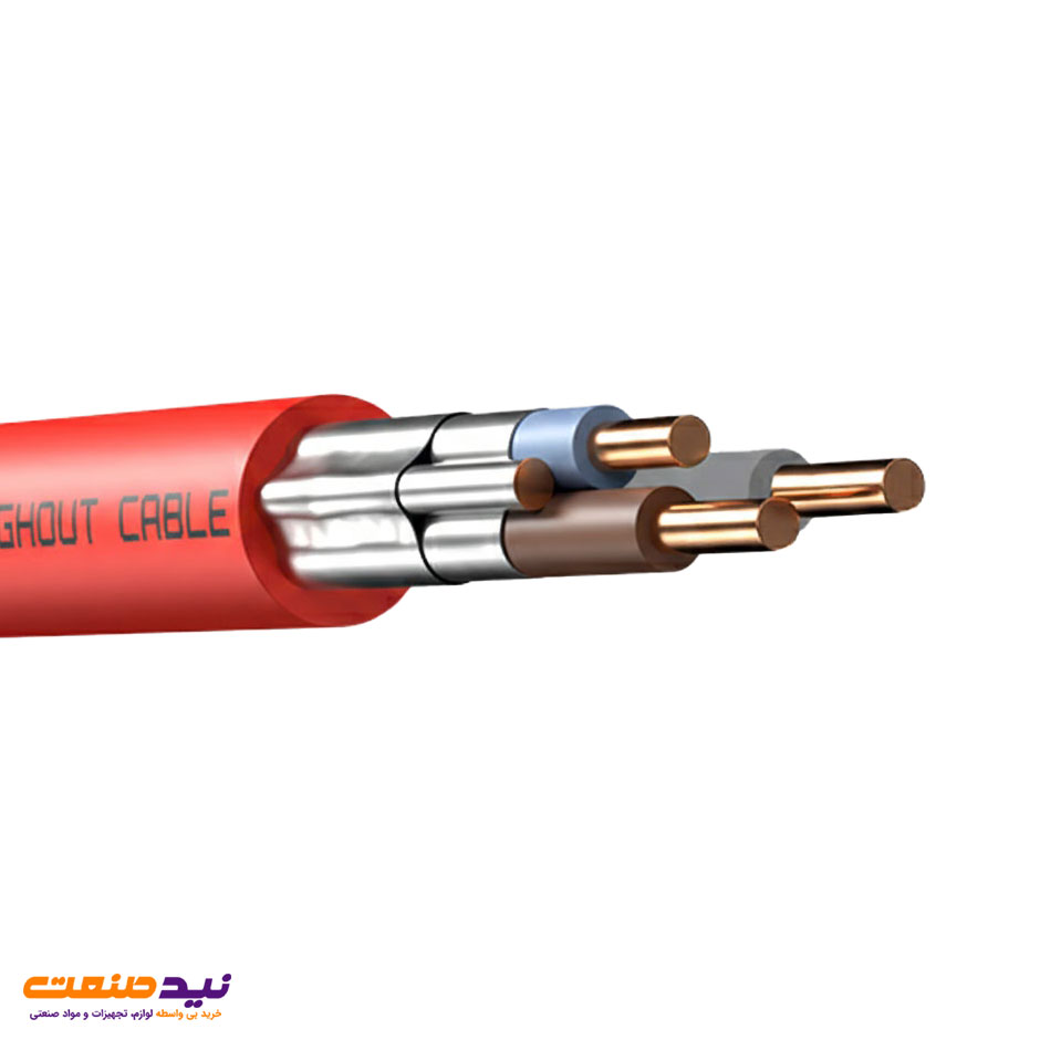 کابل ضد حریق مفتول 3 در 1.5 بعلاوه 1.5 یاقوت