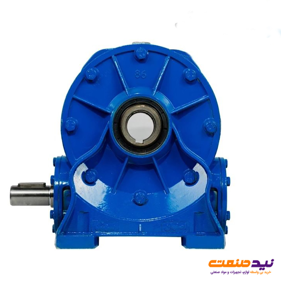 گیربکس سهند حلزونی VF نرمال سایز 86 پایه دار نسبت تبدیل 46 پوسته چدن