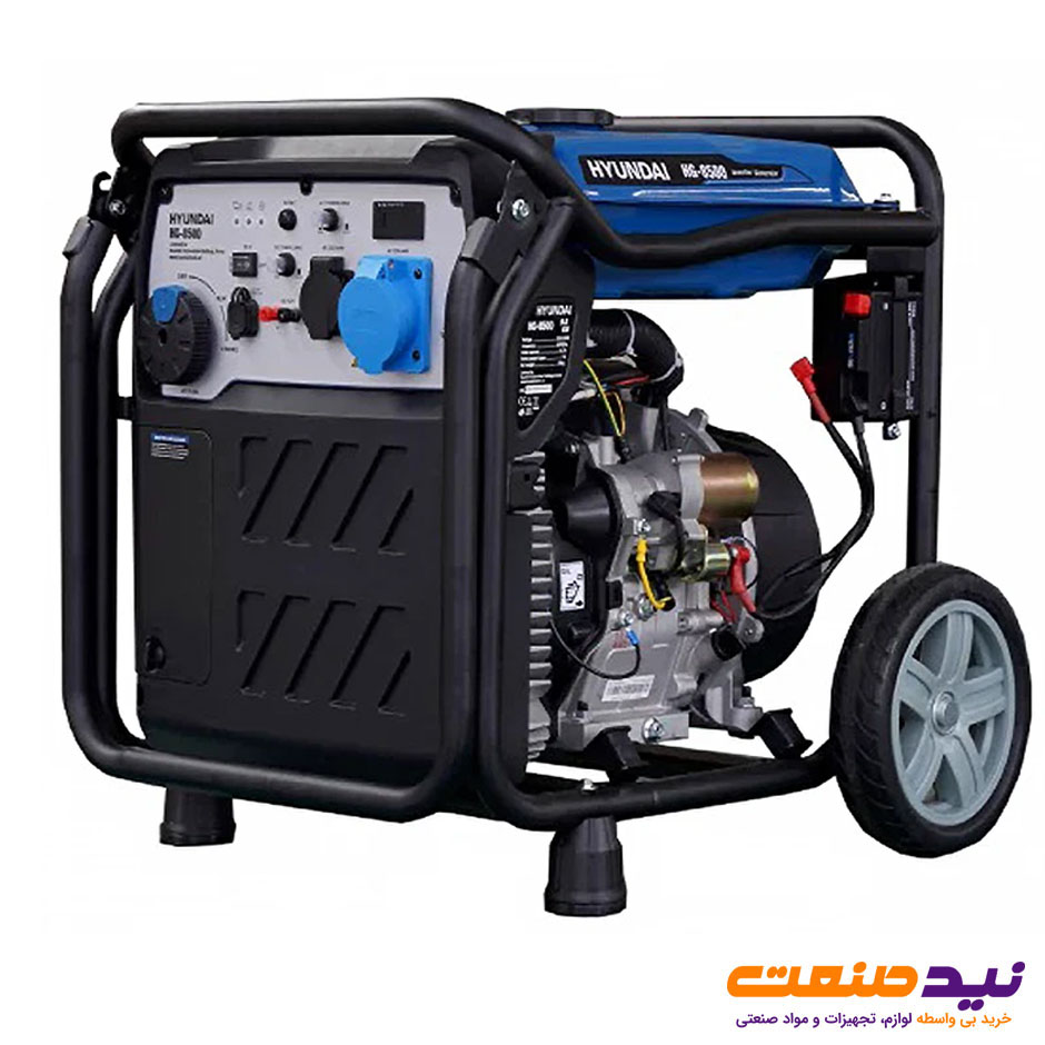 موتور برق اینورتر بنزینی استارتی 9 کیلو وات هیوندای مدل HG-8500