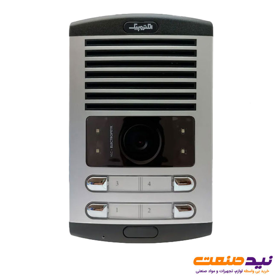 پنل آیفون تصویری 4 واحدی افقی الکتروپیک مدل FD-1086