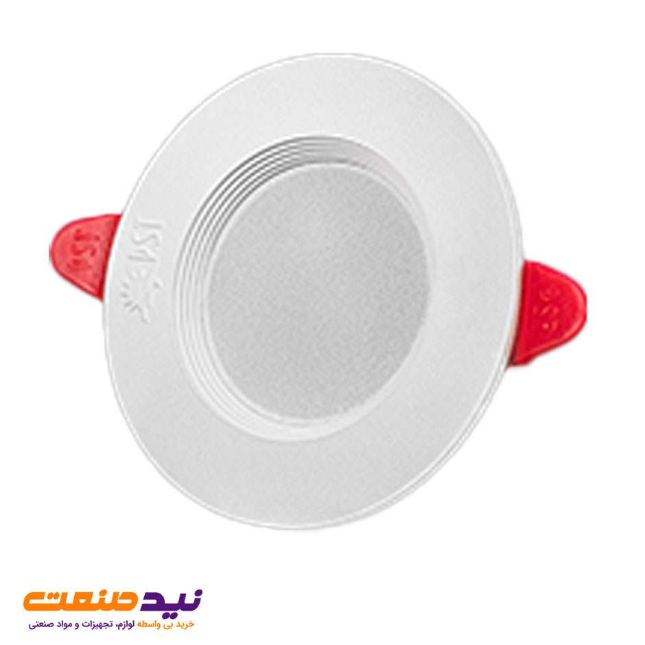 چراغ سقفی توکار سولاریس 5 وات دایره ای پارس شعاع توس