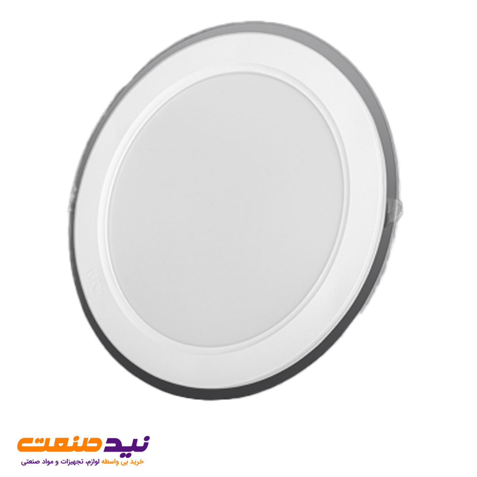 چراغ سقفی توکار گلاریس 42 وات دایره ای پارس شعاع توس