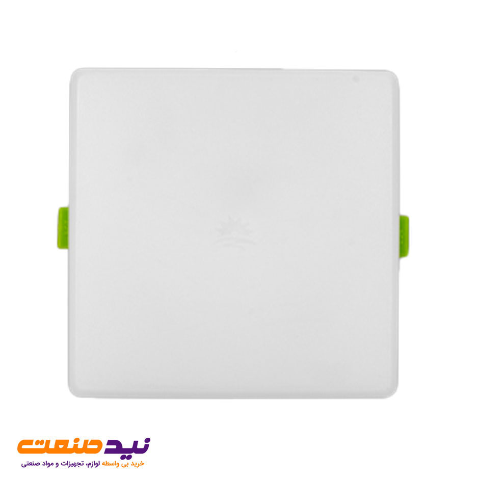 چراغ سقفی توکار فولایت 20 وات مربعی پارس شعاع توس