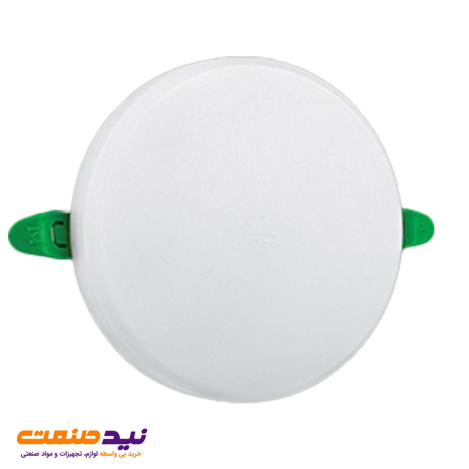 چراغ سقفی توکار هایلایت 12 وات دایره ای پارس شعاع توس