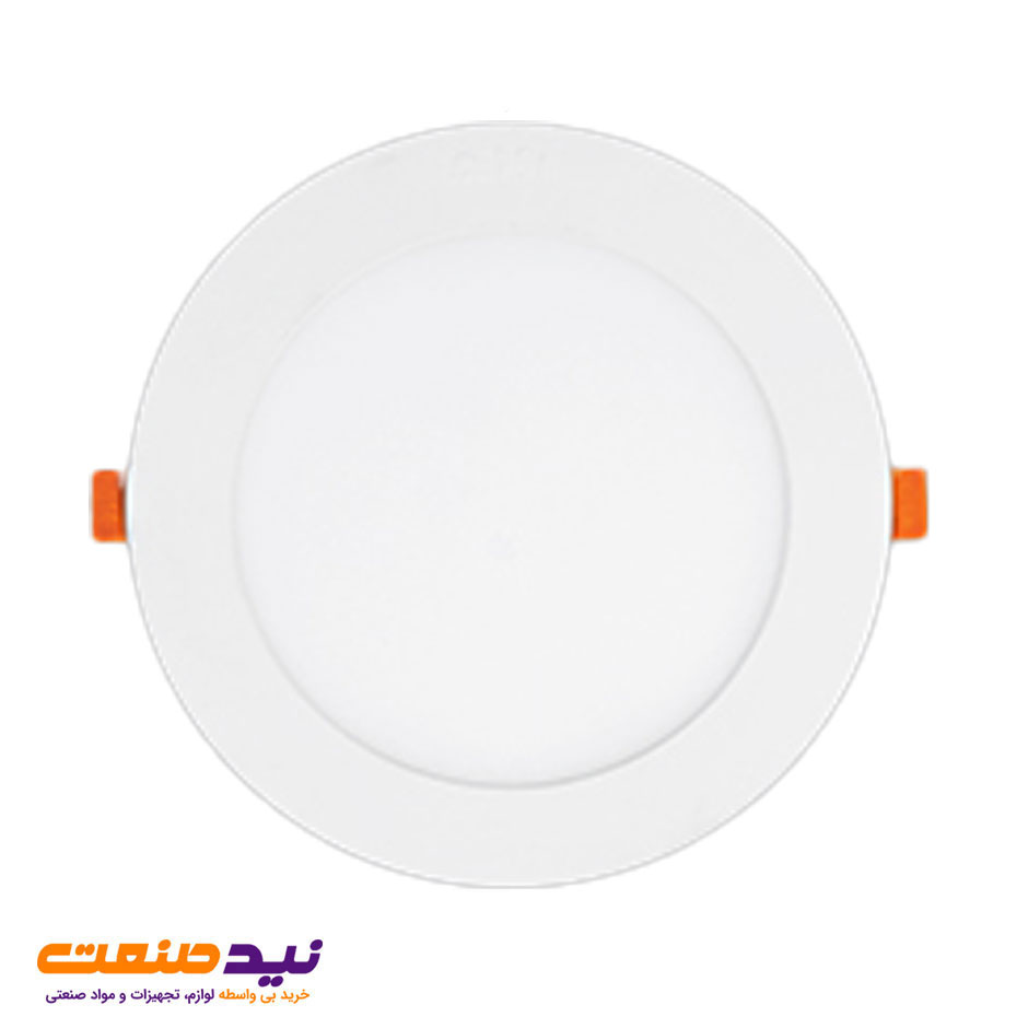 چراغ سقفی توکار اسلندر 12 وات دایره ای پارس شعاع توس