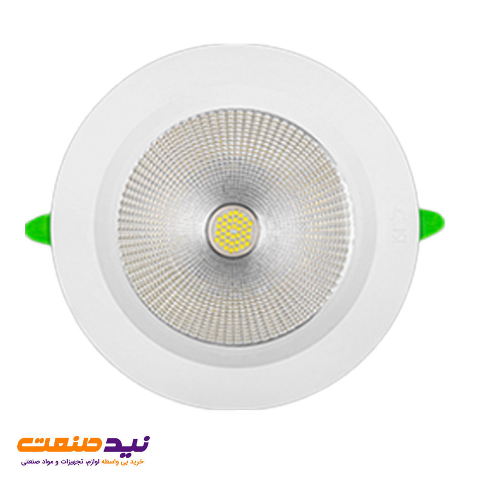 چراغ سقفی توکار هارمونیک 30 وات دایره ای SMD پارس شعاع توس