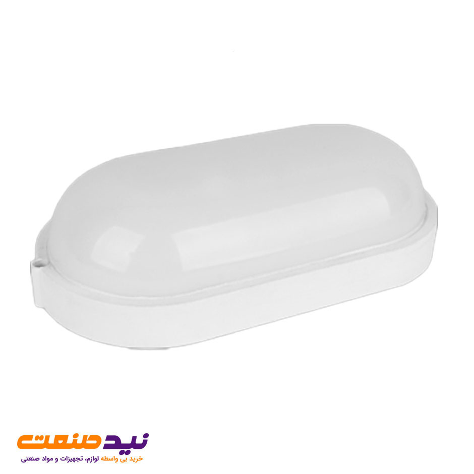 چراغ دیواری روکار آبتین 20 وات بیضی IP65 پارس شعاع توس