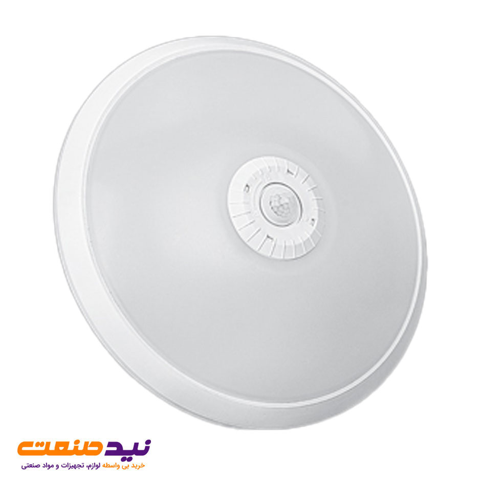 چراغ سقفی سنسوردار روکار اکو سنسوریا 25 وات دایره ای پارس شعاع توس