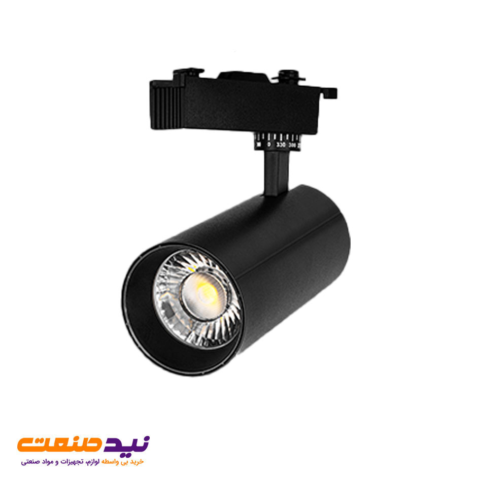 چراغ ریلی ریلایت 30 وات بدنه مشکی COB پارس شعاع توس