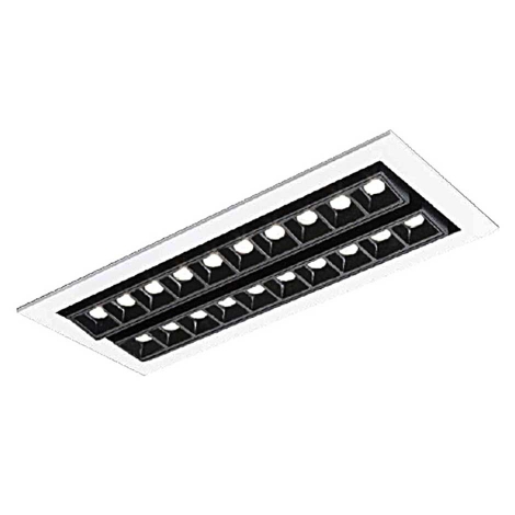 چراغ LED توکار 24 وات ثابت یخی با لنز M لومیلد مازی نور