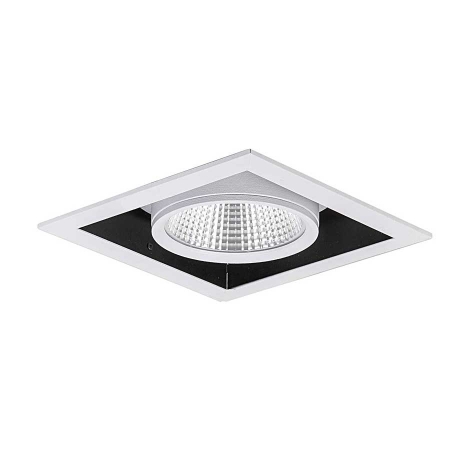 چراغ LED مولتی دانلایت تک خانه توکار 20 وات آفتابی با قطر 9 سانتی متر و ماژول برق مستقیم اوربیتال مازی نور 