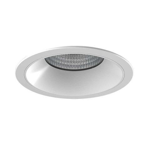 چراغ LED دانلایت توکار سفید دهانه 15 سانتی متر 24 وات مهتابی با رفلکتور W و شیدر سفید دیانا کامفورت مازی نور