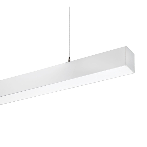 چراغ خط نوری LED روکار/آویز نقره ای 68 وات یخی اینفینیتی C مازی نور
